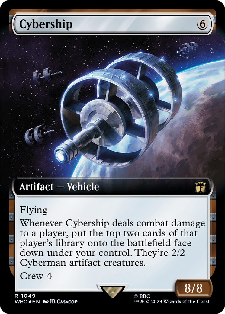 Cybership (Extended Art) (Surge Foil) [Doctor Who] | Black Swamp Games