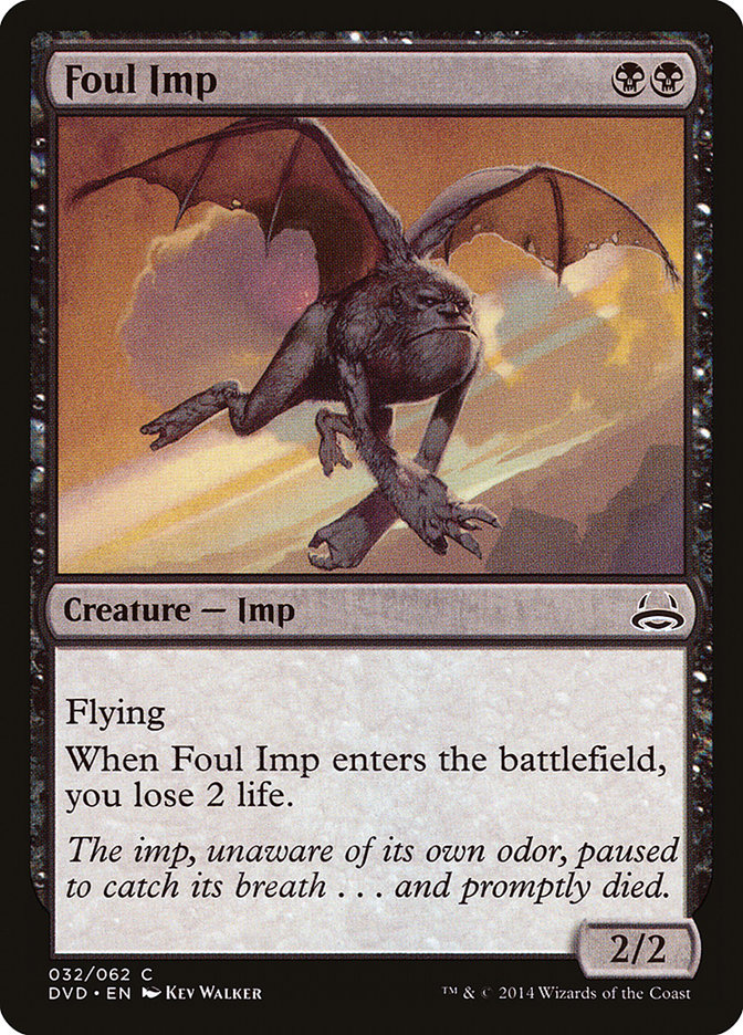 Foul Imp (Divine vs. Demonic) [Duel Decks Anthology] | Black Swamp Games