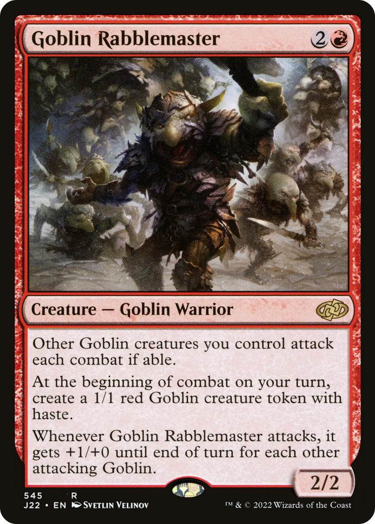 Goblin Rabblemaster [Jumpstart 2022] | Black Swamp Games