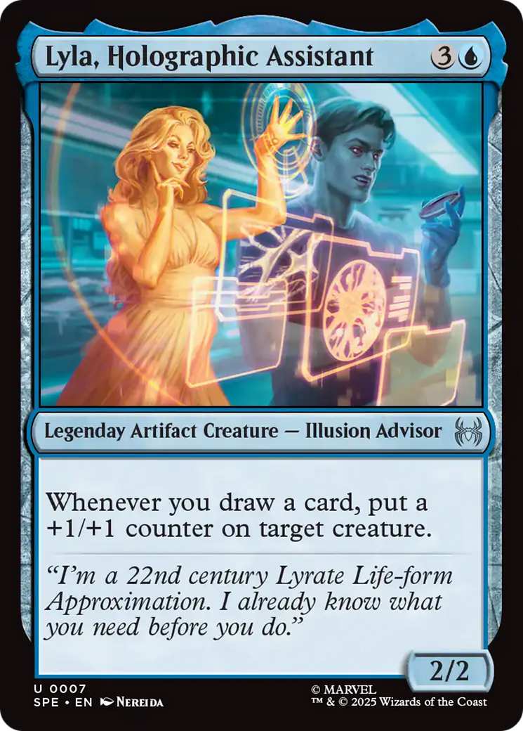 Lyla, Holographic Assistant [Marvel's Spider-Man: Eternal-Legal] | Black Swamp Games