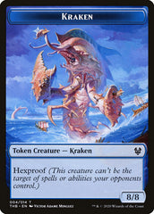 Human Soldier // Kraken Double-Sided Token [Theros Beyond Death Tokens] | Black Swamp Games