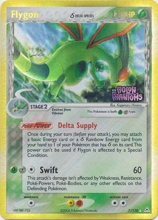 Flygon (7/110) (Delta Species) (Stamped) [EX: Holon Phantoms] | Black Swamp Games