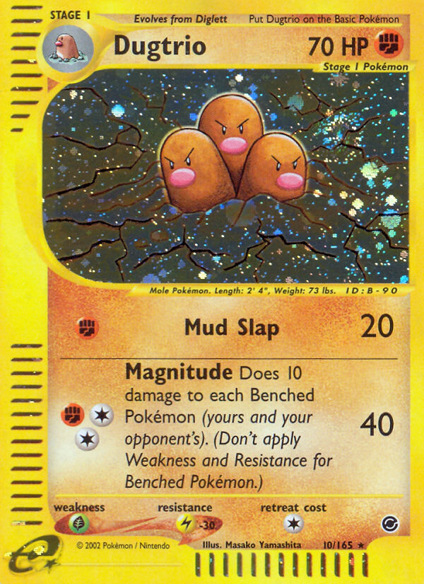 Dugtrio (10/165) [Expedition: Base Set] | Black Swamp Games
