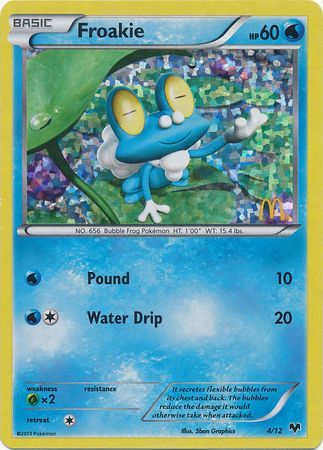 Froakie (4/12) [McDonald's Promos: 2014 Collection] | Black Swamp Games