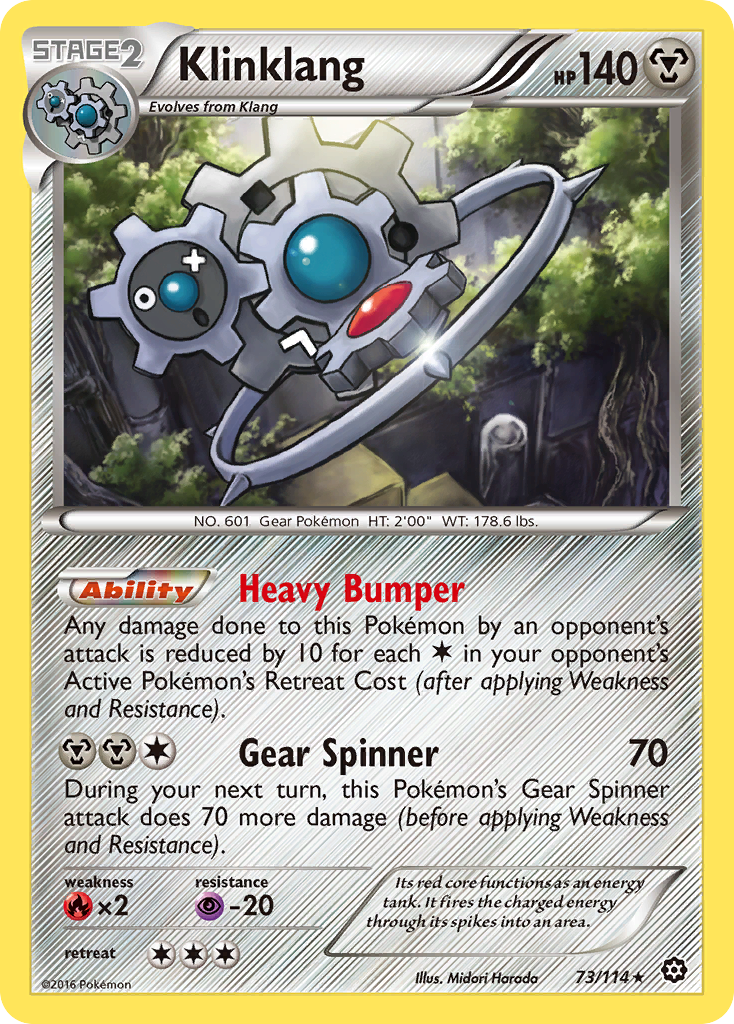 Klinklang (73/114) [XY: Steam Siege] | Black Swamp Games