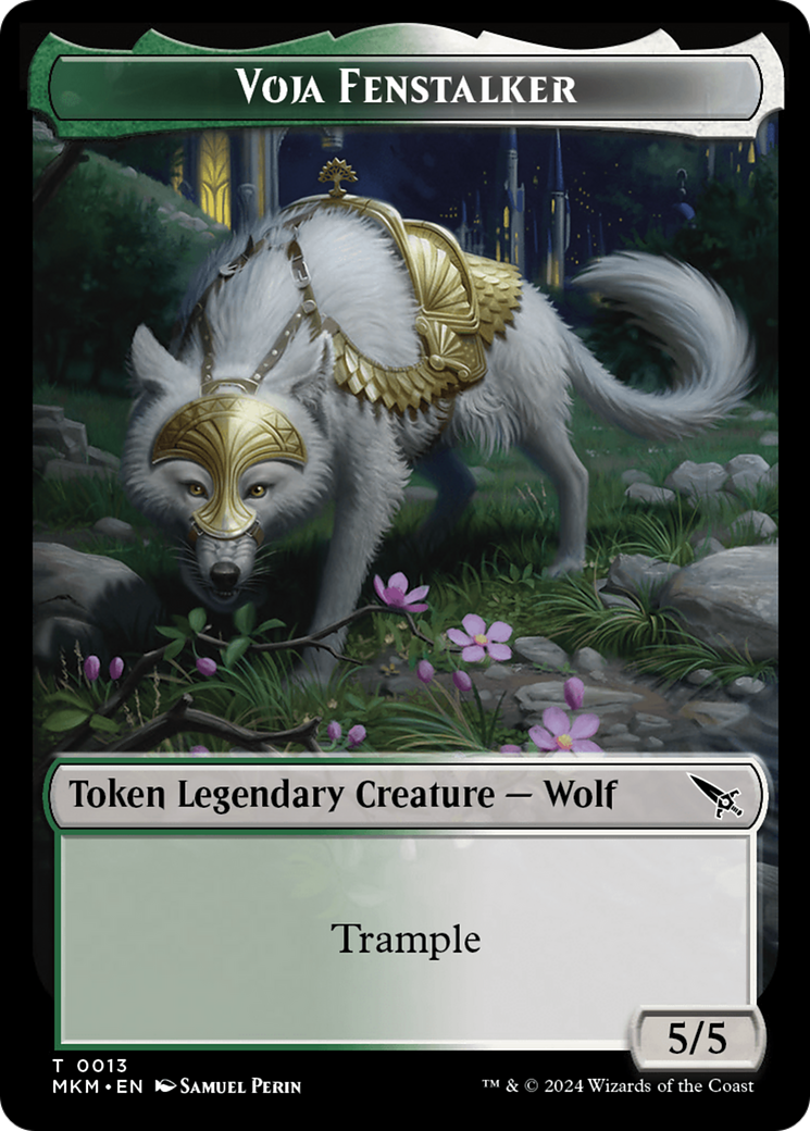 Voja Fenstalker Token [Murders at Karlov Manor Tokens] | Black Swamp Games