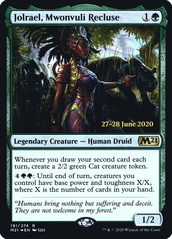 Jolrael, Mwonvuli Recluse [Core Set 2021 Prerelease Promos] | Black Swamp Games