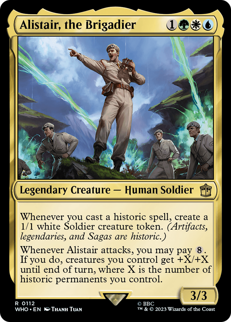 Alistair, the Brigadier [Doctor Who] | Black Swamp Games