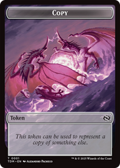 Karox Bladewing // Copy Double-Sided Token [Tarkir: Dragonstorm Commander Tokens] | Black Swamp Games