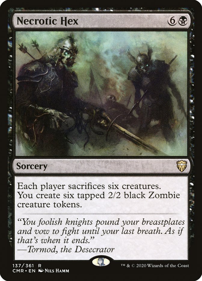 Necrotic Hex [Commander Legends] | Black Swamp Games