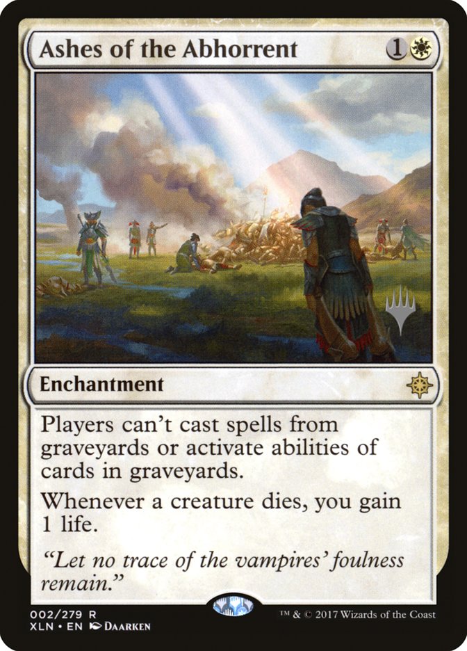 Ashes of the Abhorrent (Promo Pack) [Ixalan Promos] | Black Swamp Games