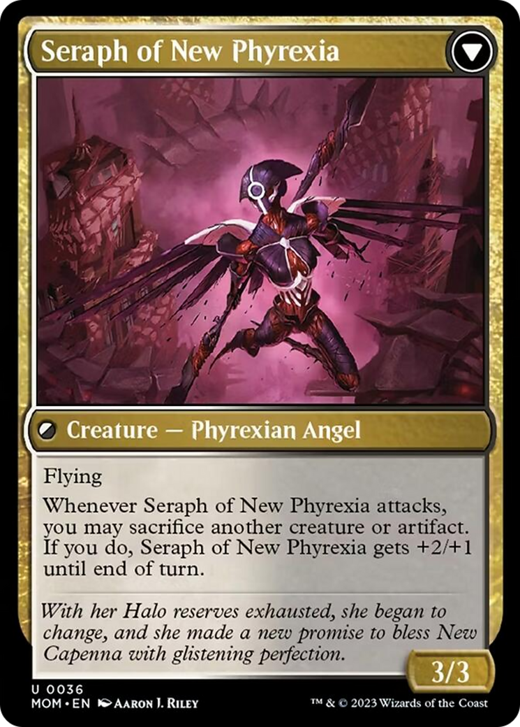 Seraph of New Capenna // Seraph of New Phyrexia [March of the Machine] | Black Swamp Games