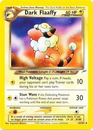 Dark Flaaffy (34/105) [Neo Destiny Unlimited] | Black Swamp Games