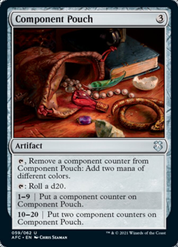 Component Pouch [Dungeons & Dragons: Adventures in the Forgotten Realms Commander] | Black Swamp Games