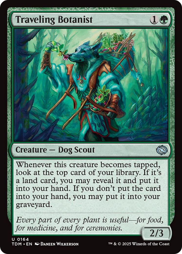 Traveling Botanist [Tarkir: Dragonstorm] | Black Swamp Games