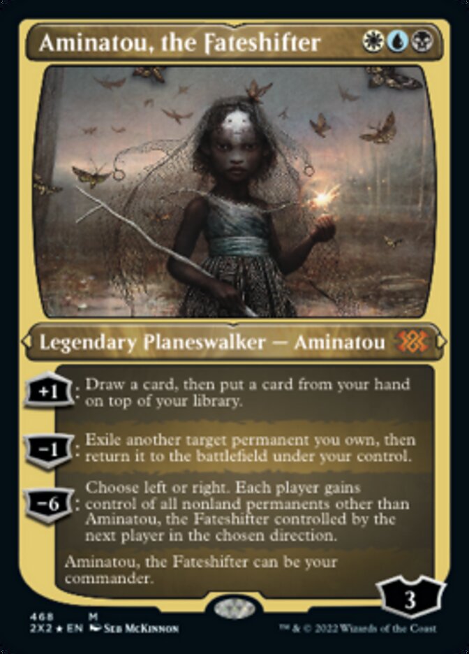 Aminatou, the Fateshifter (Foil Etched) [Double Masters 2022] | Black Swamp Games