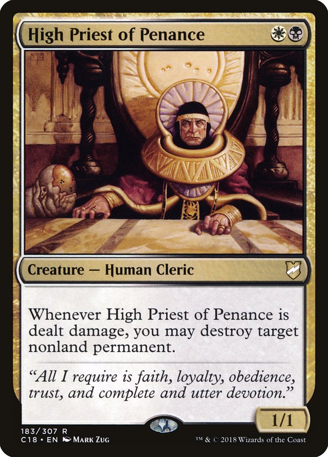 High Priest of Penance [Commander 2018] | Black Swamp Games