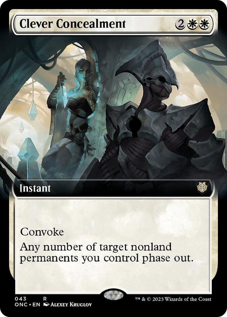 Clever Concealment (Extended Art) [Phyrexia: All Will Be One Commander] | Black Swamp Games