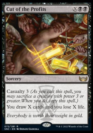 Cut of the Profits (Promo Pack) [Streets of New Capenna Promos] | Black Swamp Games