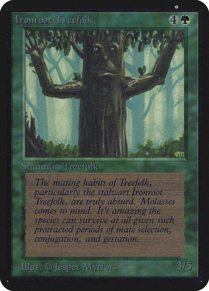 Ironroot Treefolk [Alpha Edition] | Black Swamp Games