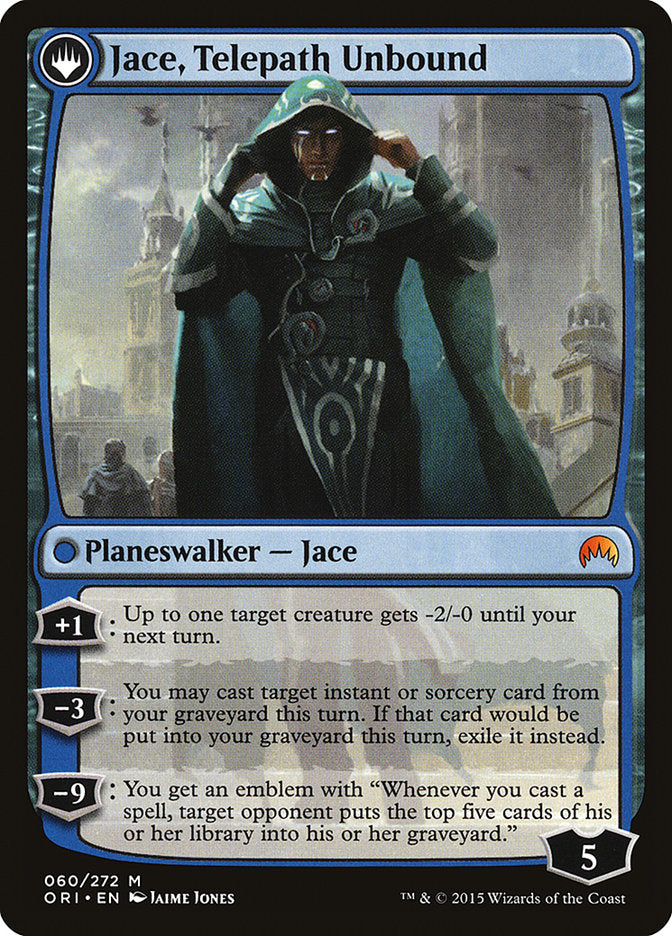 Jace, Vryn's Prodigy // Jace, Telepath Unbound [Magic Origins] | Black Swamp Games