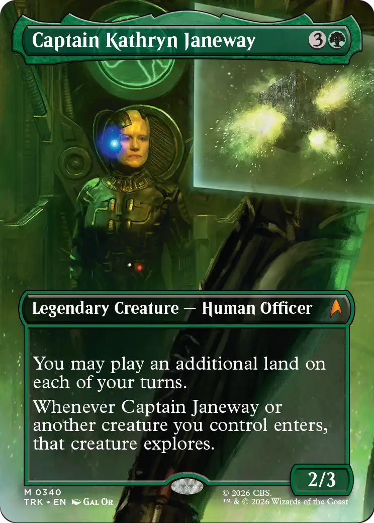 Captain Kathryn Janeway (Borderless) [Star Trek] | Black Swamp Games