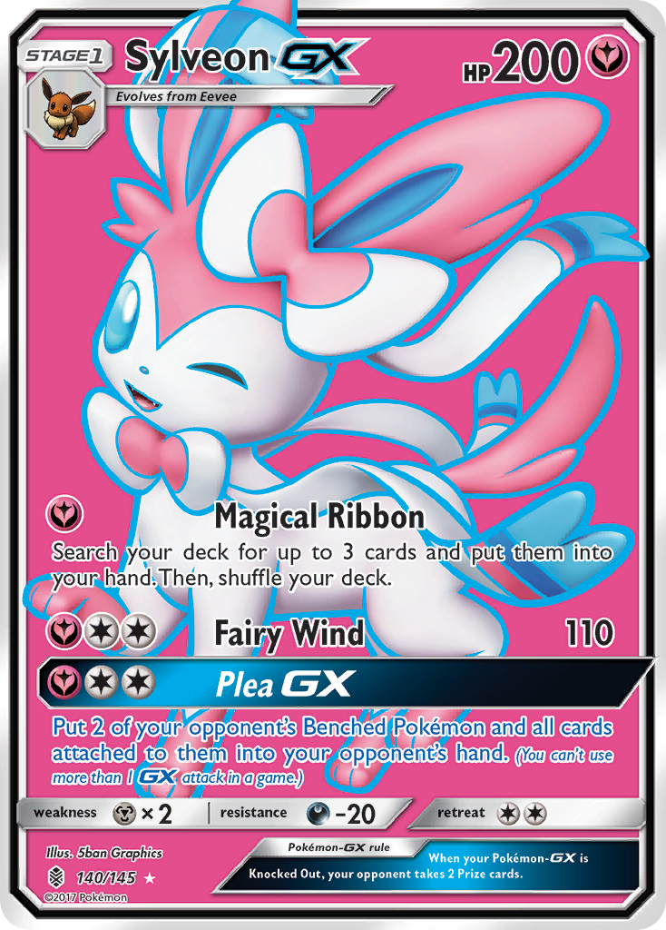 Sylveon GX (140/145) [Sun & Moon: Guardians Rising] | Black Swamp Games