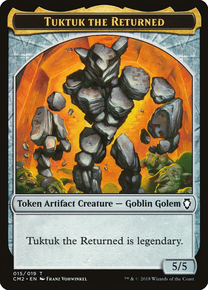 Tuktuk the Returned Token [Commander Anthology Volume II Tokens] | Black Swamp Games
