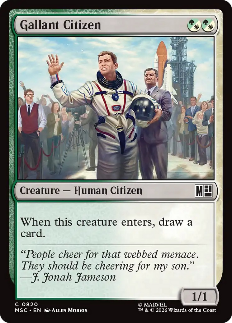 Gallant Citizen [Marvel Super Heroes Commander] | Black Swamp Games