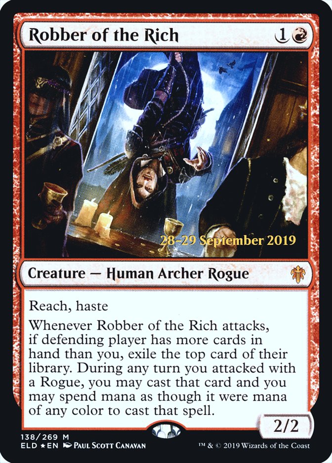 Robber of the Rich [Throne of Eldraine Prerelease Promos] | Black Swamp Games