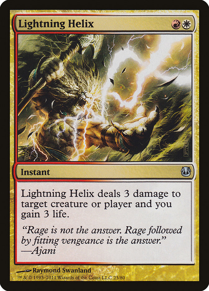 Lightning Helix [Duel Decks: Ajani vs. Nicol Bolas] | Black Swamp Games