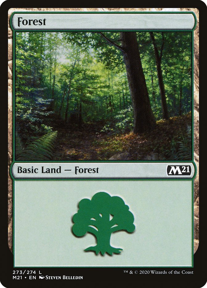 Forest (273) [Core Set 2021] | Black Swamp Games