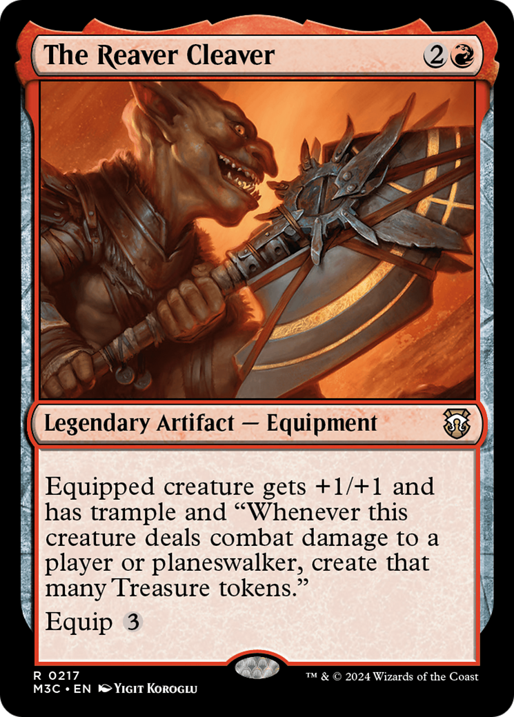 The Reaver Cleaver (Ripple Foil) [Modern Horizons 3 Commander] | Black Swamp Games