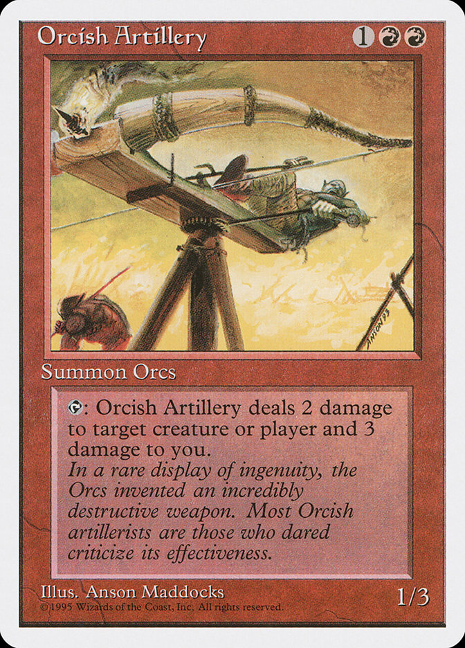 Orcish Artillery [Fourth Edition] | Black Swamp Games
