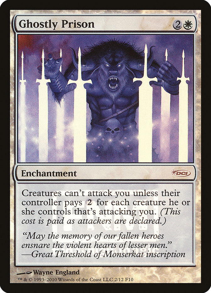 Ghostly Prison [Friday Night Magic 2010] | Black Swamp Games