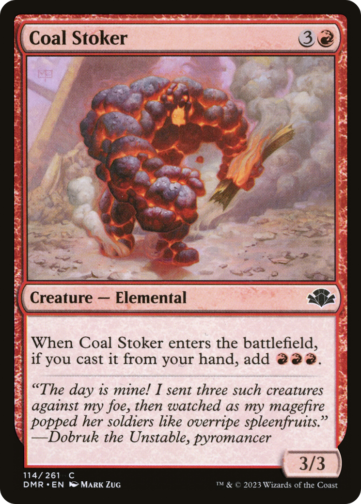 Coal Stoker [Dominaria Remastered] | Black Swamp Games
