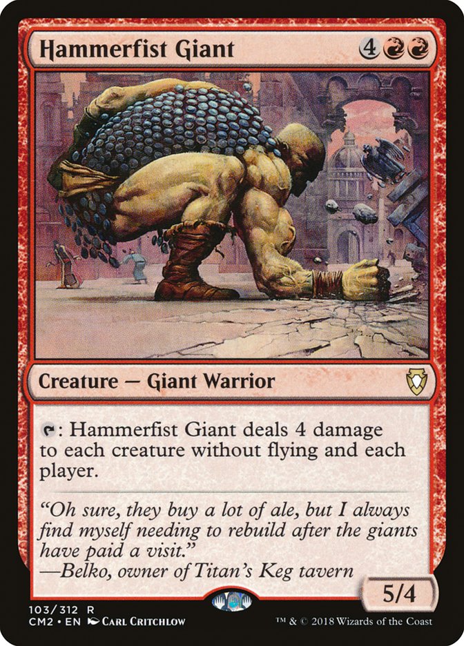 Hammerfist Giant [Commander Anthology Volume II] | Black Swamp Games