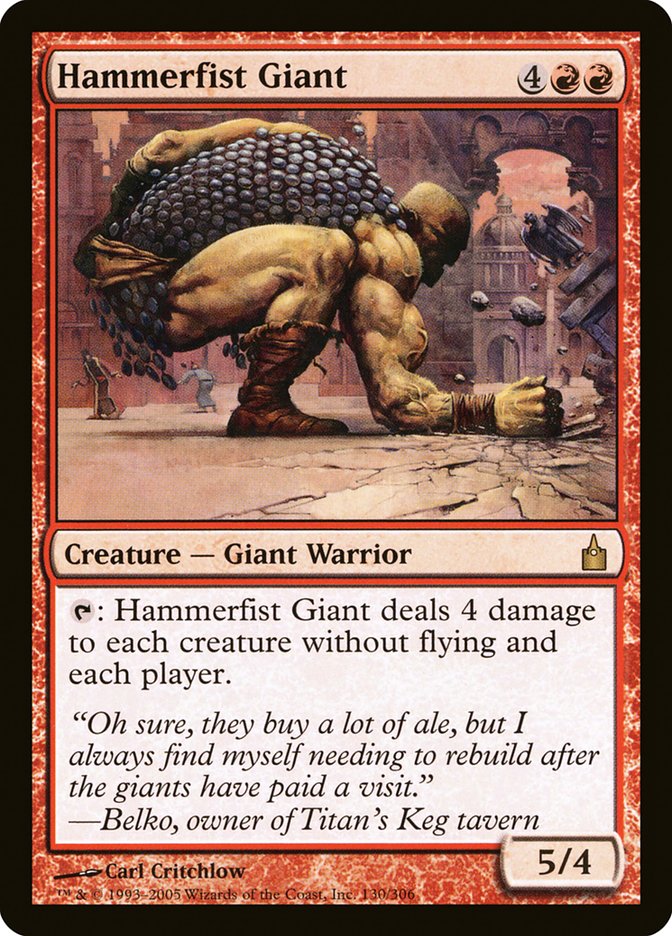 Hammerfist Giant [Ravnica: City of Guilds] | Black Swamp Games