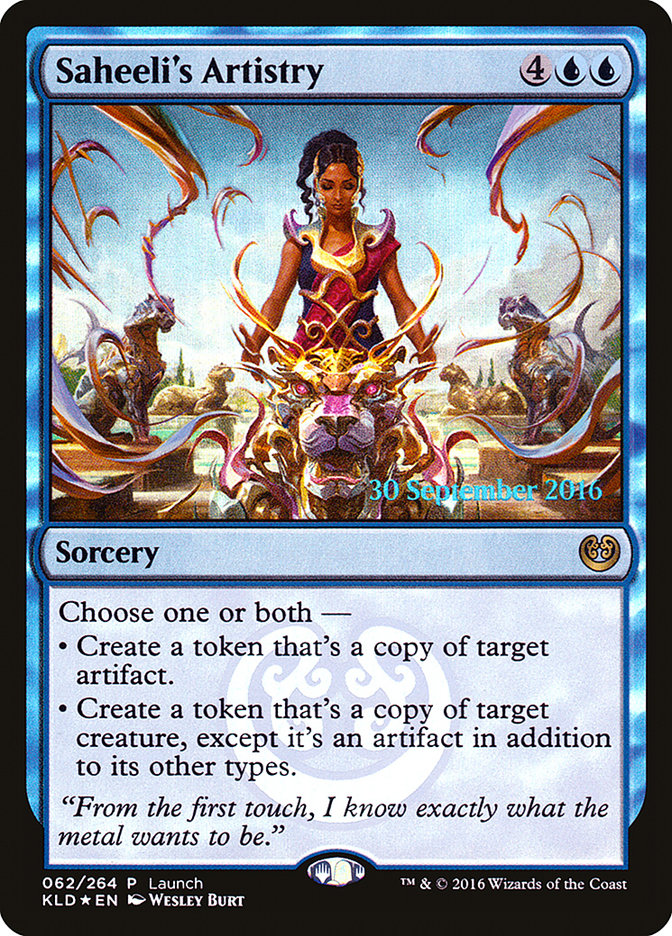 Saheeli's Artistry (Launch) [Kaladesh Promos] | Black Swamp Games