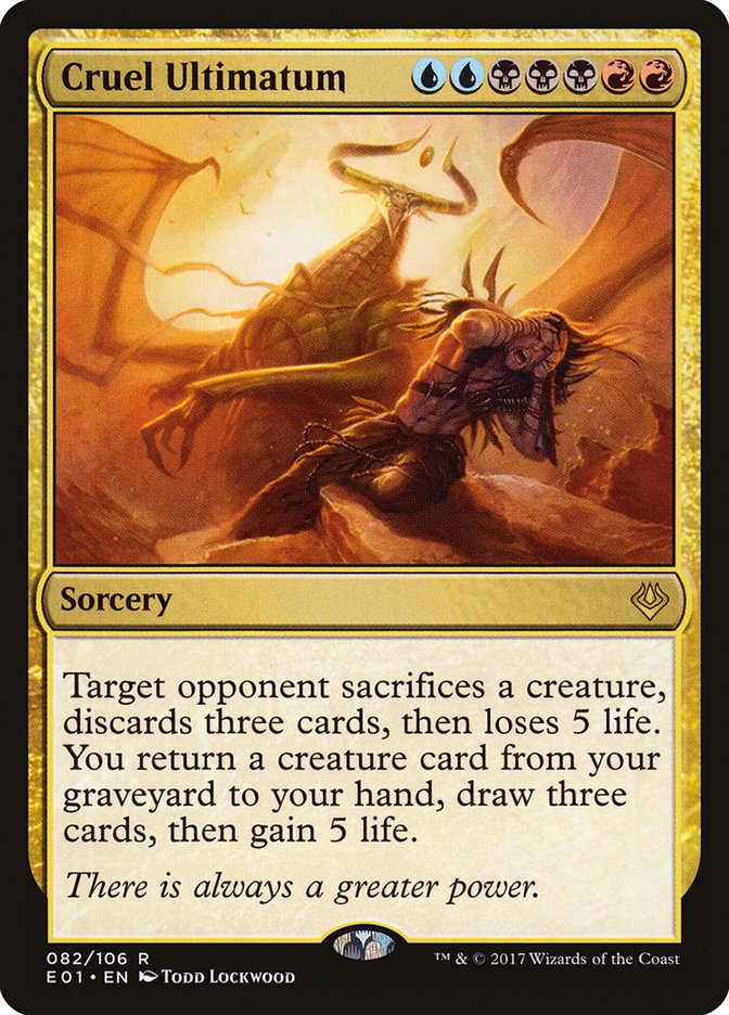 Cruel Ultimatum [Archenemy: Nicol Bolas] | Black Swamp Games