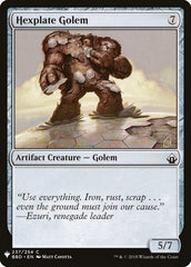 Hexplate Golem [Mystery Booster] | Black Swamp Games