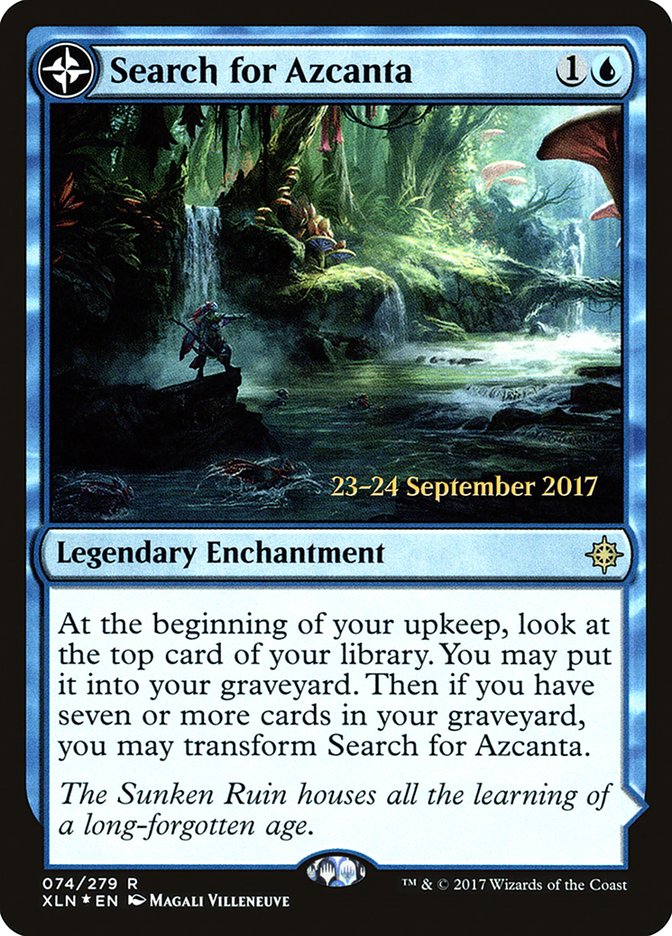 Search for Azcanta // Azcanta, the Sunken Ruin [Ixalan Prerelease Promos] | Black Swamp Games