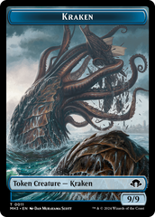 Eldrazi Spawn // Kraken Double-Sided Token [Modern Horizons 3 Tokens] | Black Swamp Games