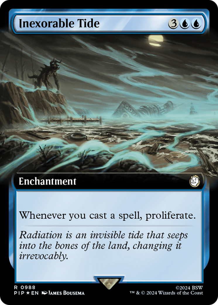Inexorable Tide (Extended Art) (Surge Foil) [Fallout] | Black Swamp Games