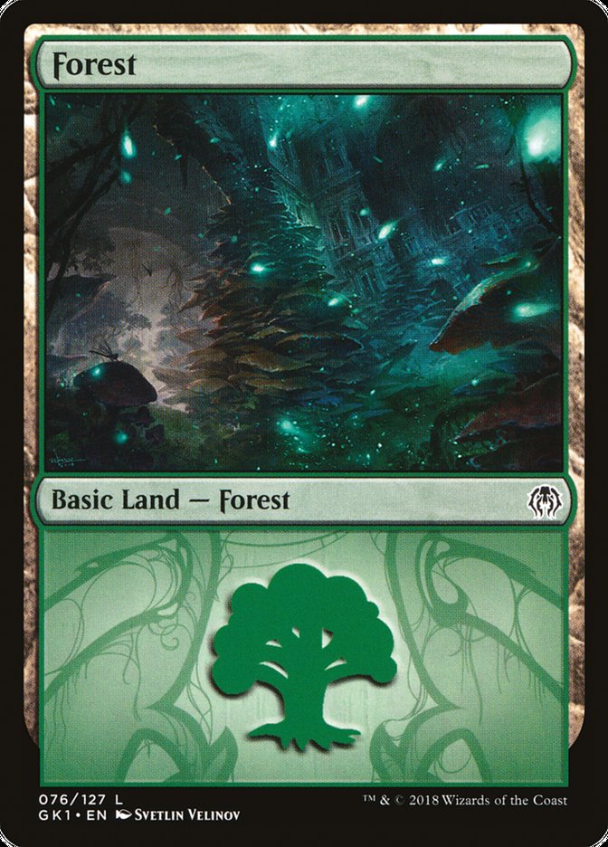 Forest (76) [Guilds of Ravnica Guild Kit] | Black Swamp Games