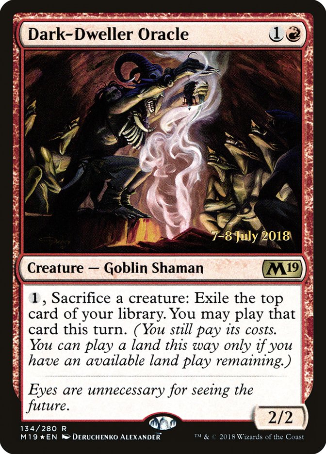 Dark-Dweller Oracle [Core Set 2019 Prerelease Promos] | Black Swamp Games