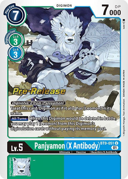 Panjyamon (X Antibody) [BT9-051] [X Record Pre-Release Promos] | Black Swamp Games