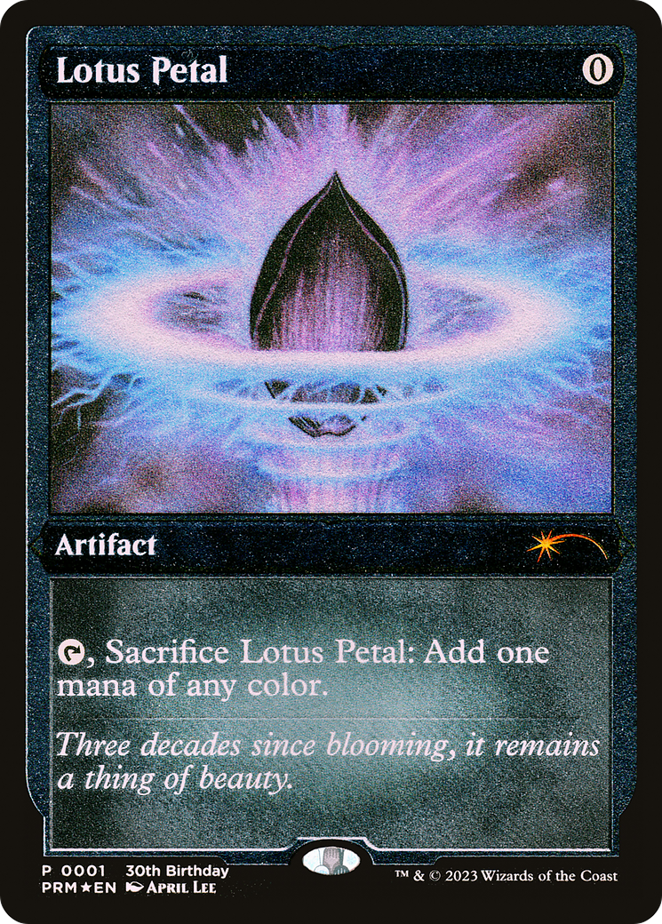 Lotus Petal (Foil Etched) [30th Anniversary Promos] | Black Swamp Games