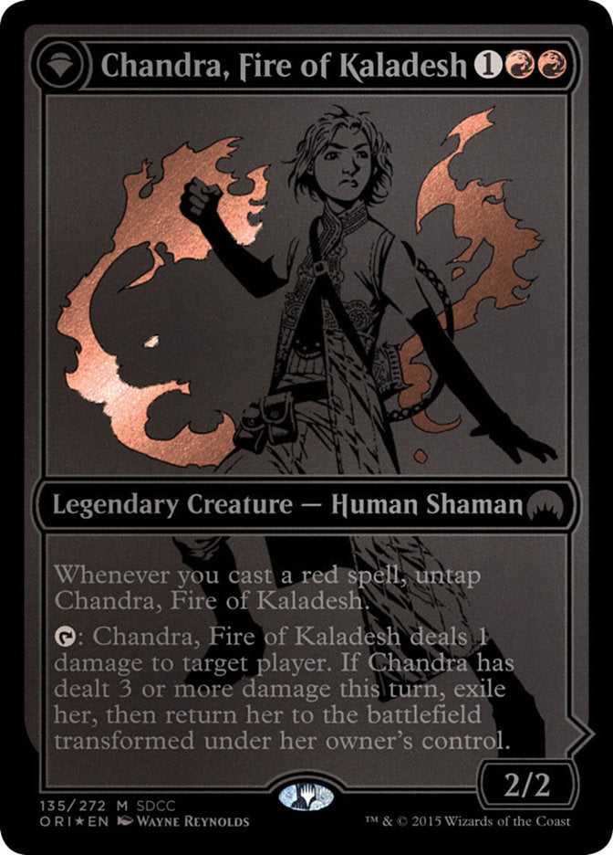 Chandra, Fire of Kaladesh // Chandra, Roaring Flame [San Diego Comic-Con 2015] | Black Swamp Games
