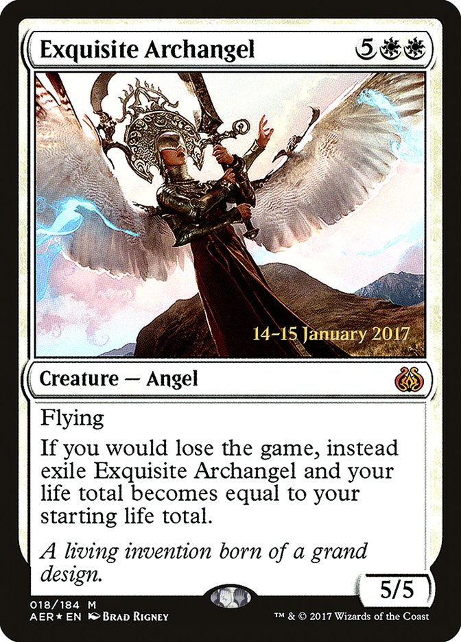 Exquisite Archangel [Aether Revolt Prerelease Promos] | Black Swamp Games